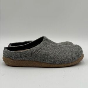 Sanita Women’s 39 Grey Felt Lodge Slide Comfort Slippers